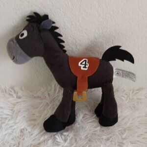 Disney Parks official carnival Horse Plush Stuffed # 4 Black Pony Toy Story